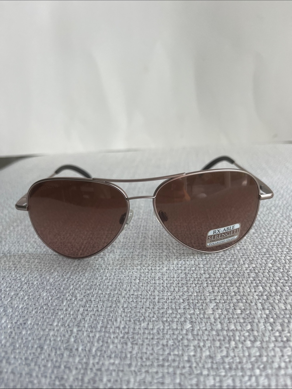 Serengeti Carrara Small 8552 PKZ 53-13-130 Brown Photochromic Polarized Lens